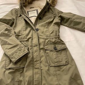 Abercrombie stadium jacket.